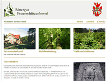 Tablet Screenshot of feuerschuetzenbostel.de